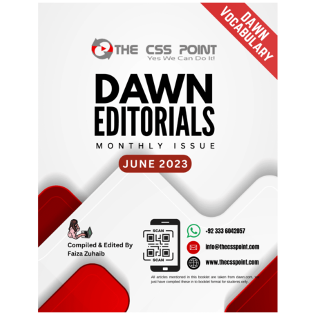 Dawn Editorials June 2023 Monthly Issue