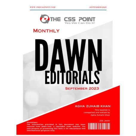 Dawn Editorials September 2023 Monthly Issue